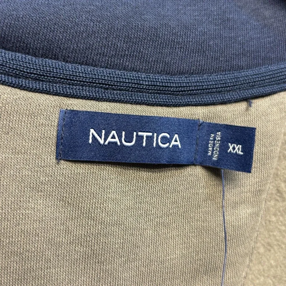 NWT Nautica Men 1/4 Zip Pullover Sweater Sweatshirt Size XXL 2XL D085 -16